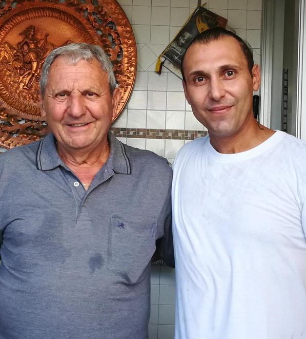 Padre e figlio, pizza per passione