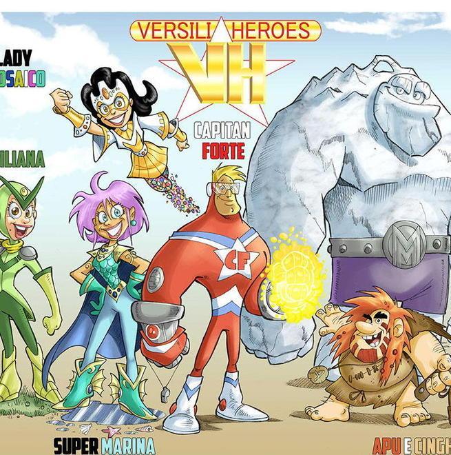 Ecco il fumetto con i sette supereroi della Versilia storica 