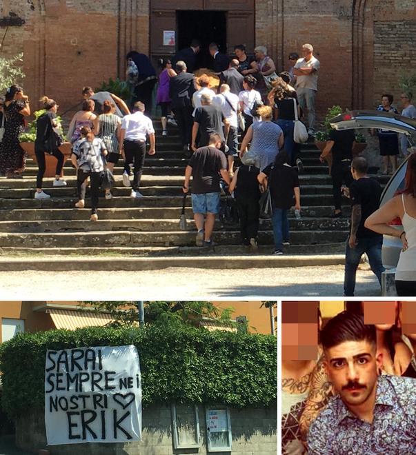 «Ciao Erik, per sempre nei nostri cuori»