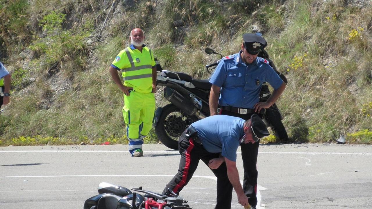 La Ducati del livornese morto nell'incidente