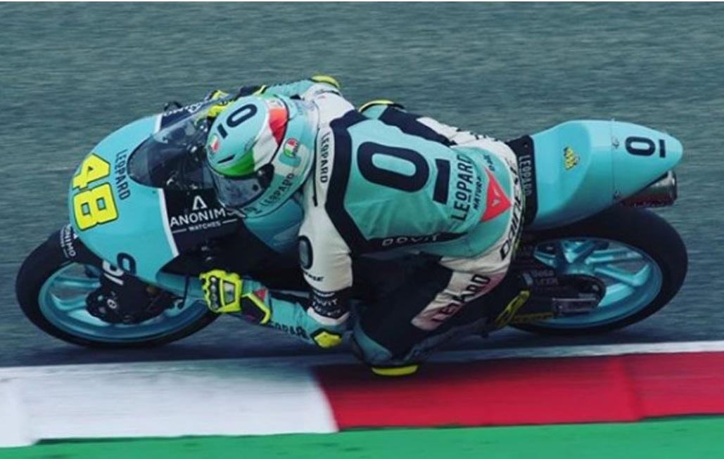 Lorenzo Dalla Porta sulla sua Honda Leapard