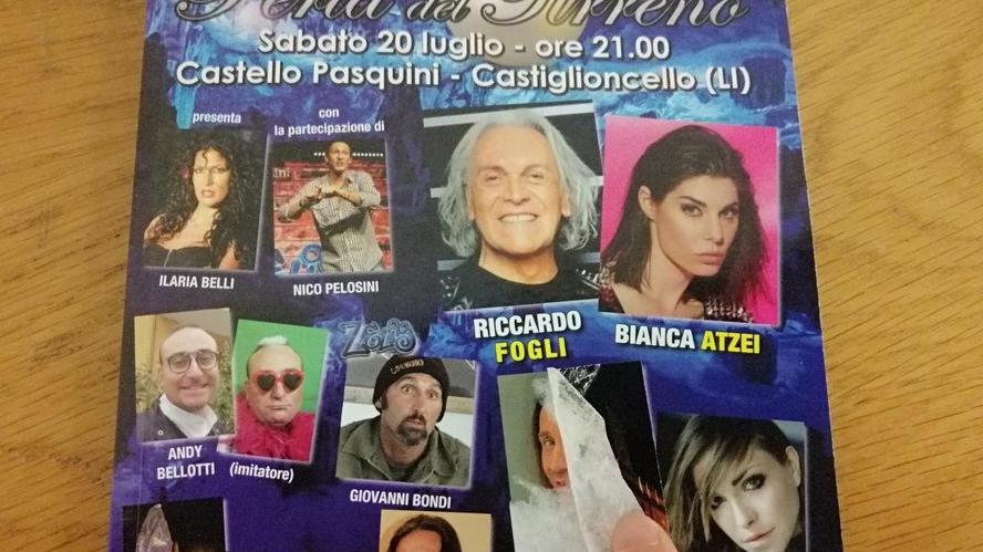 Sul depliant Povia tappato con un adesivo Gli organizzatori: «Pressioni dal Comune»