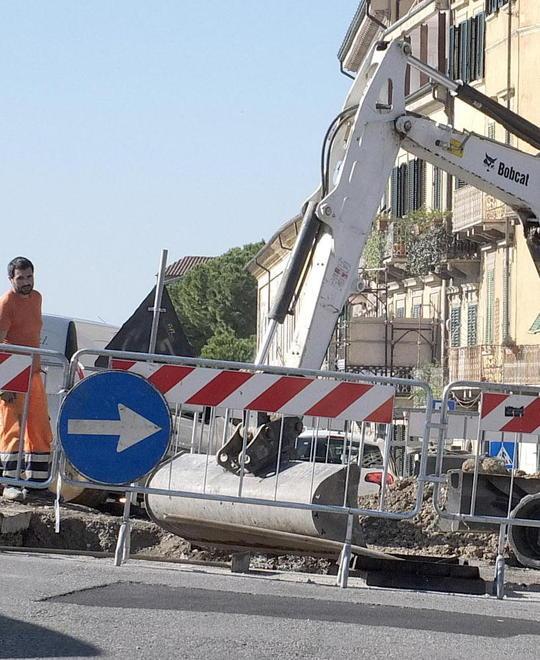 Lavori alle condotte cambia la viabilità