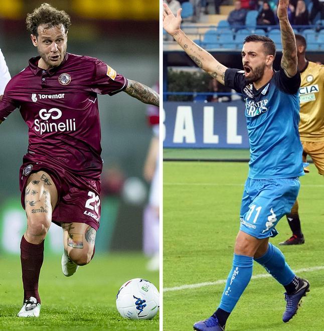 Quasi ex: a Livorno ed Empoli rimpiangono Diamanti e Caputo