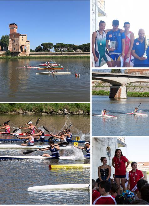 La Canottieri Arno fa il pieno di medaglie nei campionati toscani sulle acque dell’Arno 