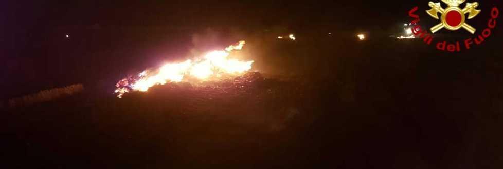 Incendi a Bagnolo e Poviglio