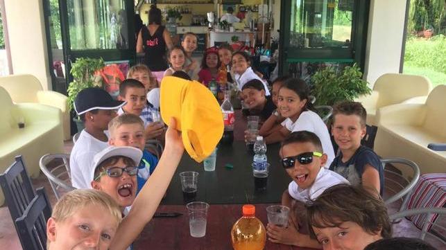Piccoli golfisti al bagno Isonzo