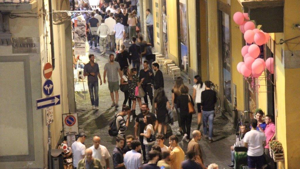 La movida nel centro di Prato