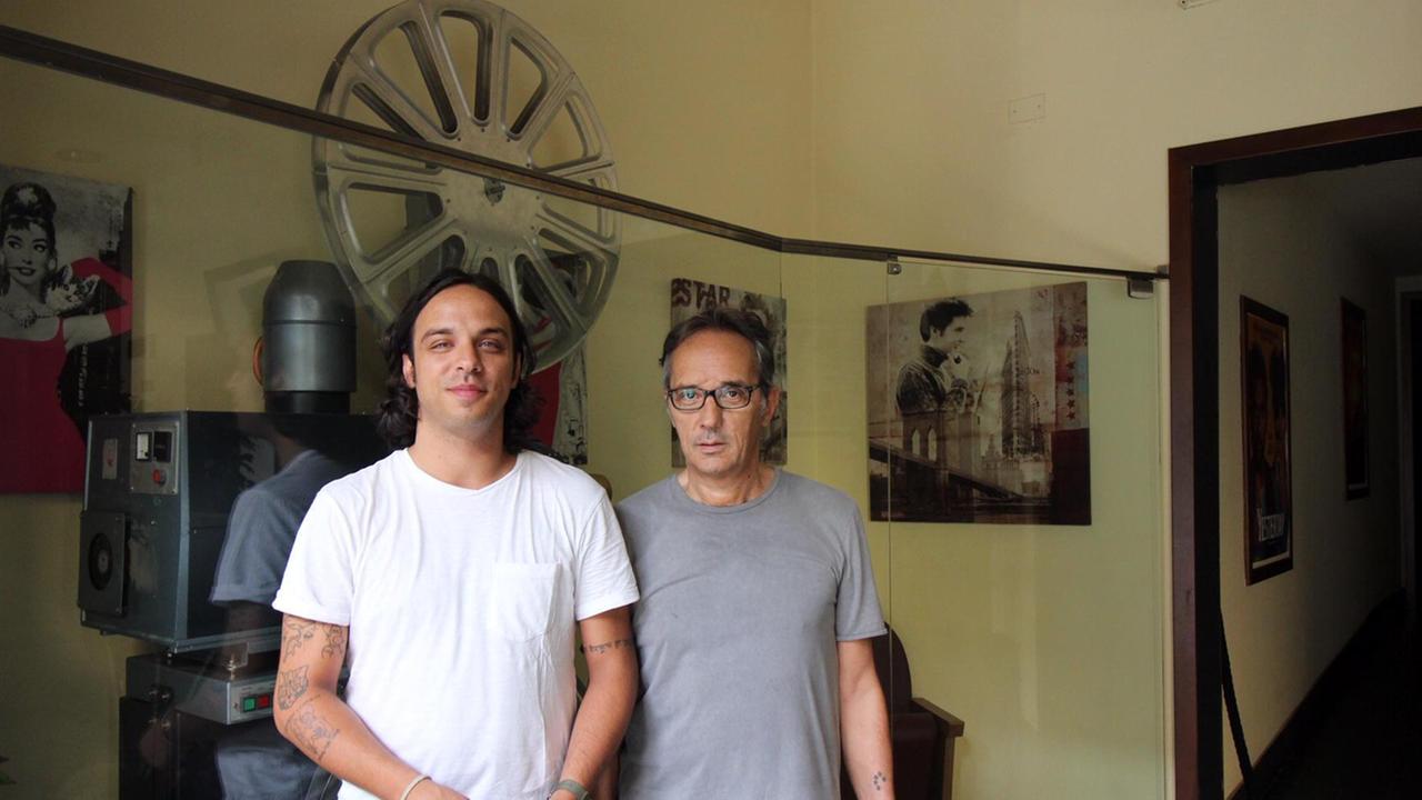 Brando ed Eros Ossani, gestori del cinema Eden