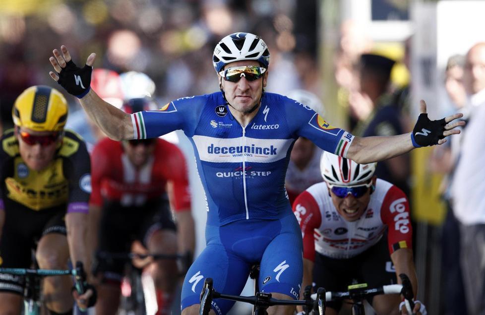 Il profeta Elia sa come si fa: Viviani, uomo jet del Tour