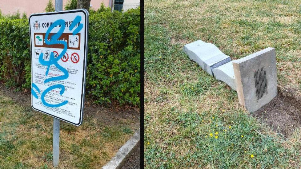 Vandali contro le sculture