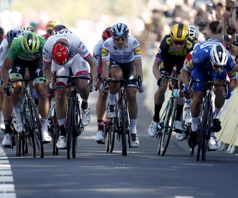 Viviani, il giorno più bello Nello sprint di Nancy i rivali devono arrendersi 