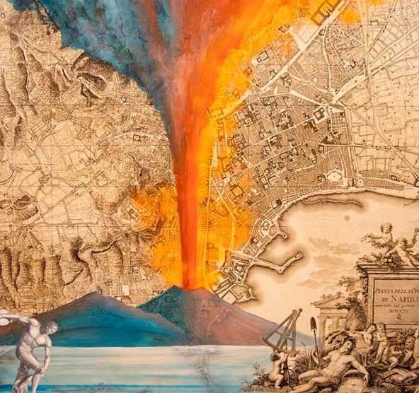 Metti il Vesuvio “in the box” Al Mav le opere di Gennaro Regina