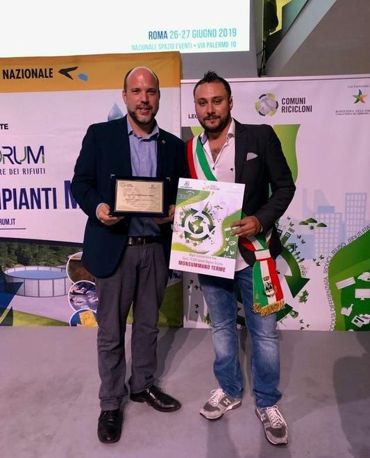 Monsummano è “riciclone” e viene premiato a Roma 