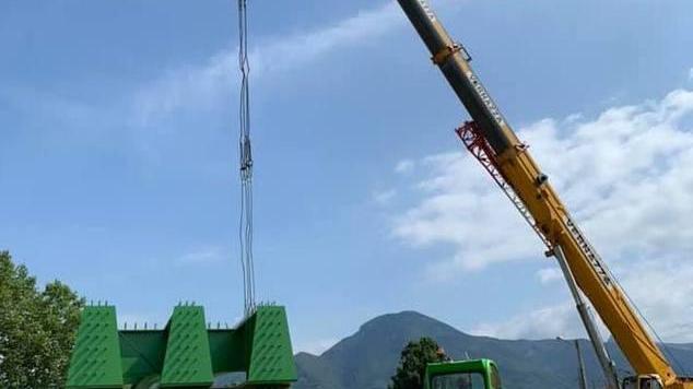 Arrivato il nuovo Ponte di Sasso