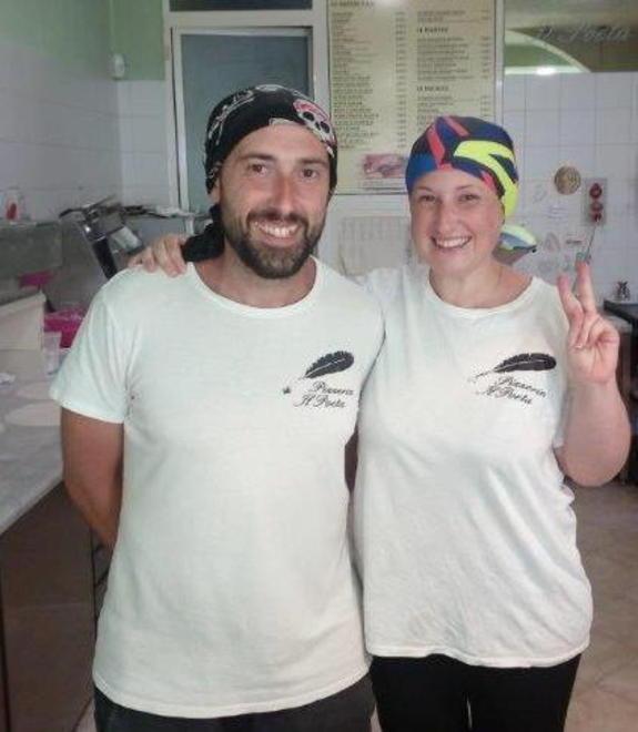 Fratello e sorella a tutta pizza