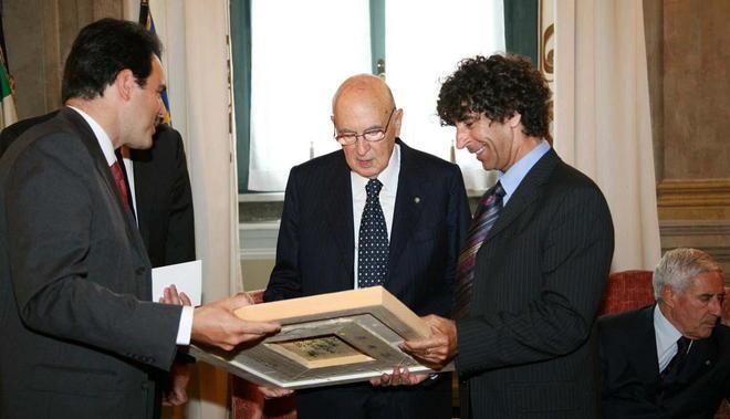 Le opere di Talani presentate al Capo dello Stato 