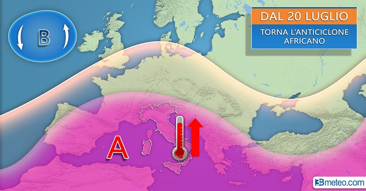 Meteo, in arrivo nuova ondata di caldo afoso 