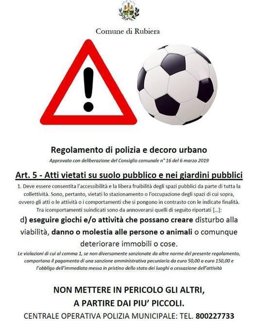 Rubiera, dopo il braccio fratturato arrivano i cartelli “dissuasori” 
