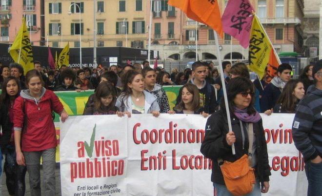 Anche i ragazzi di San Giuliano alla carovana antimafia