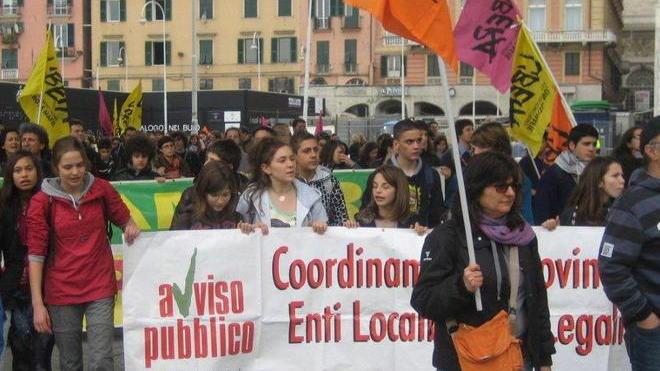 Anche i ragazzi di San Giuliano alla carovana antimafia