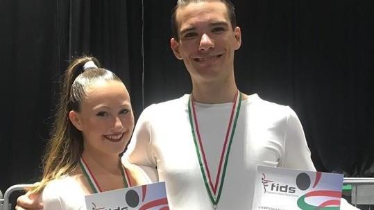 Giulia e Paolo, due ori ai campionati di Rimini