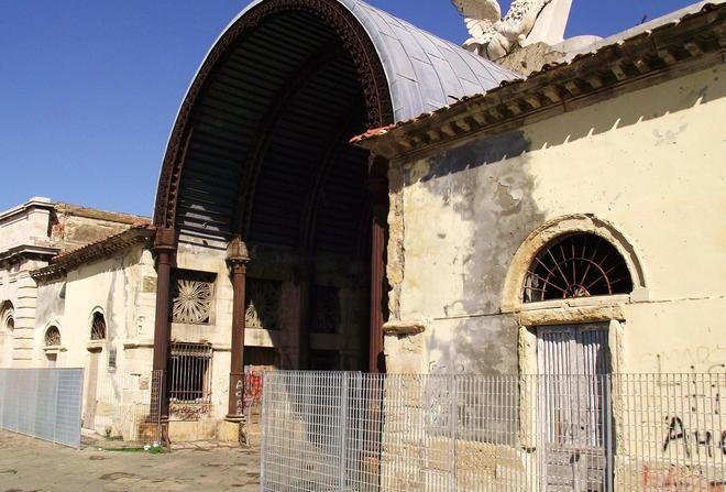 Porta San Marco “ingabbiata” in vista del restauro