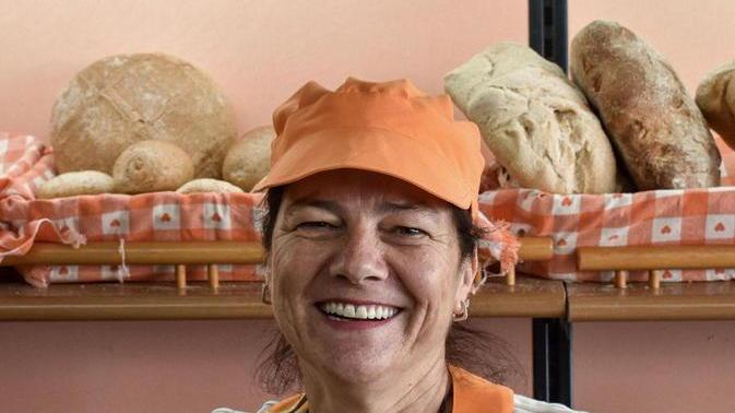 La panettiera che ride sempre