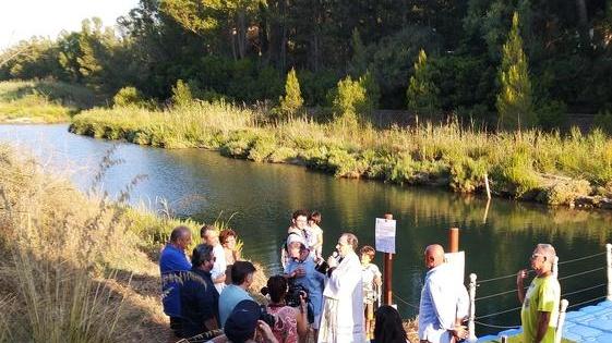 Il sogno di Pietro è realtà Un ponte sul torrente per raggiungere il tempio