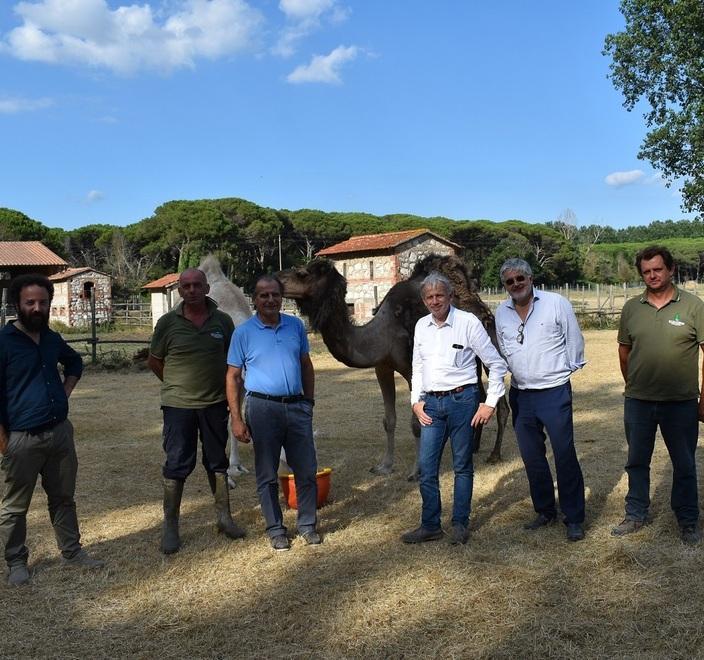 L’assessore Remaschi in visita all’azienda bio di San Rossore