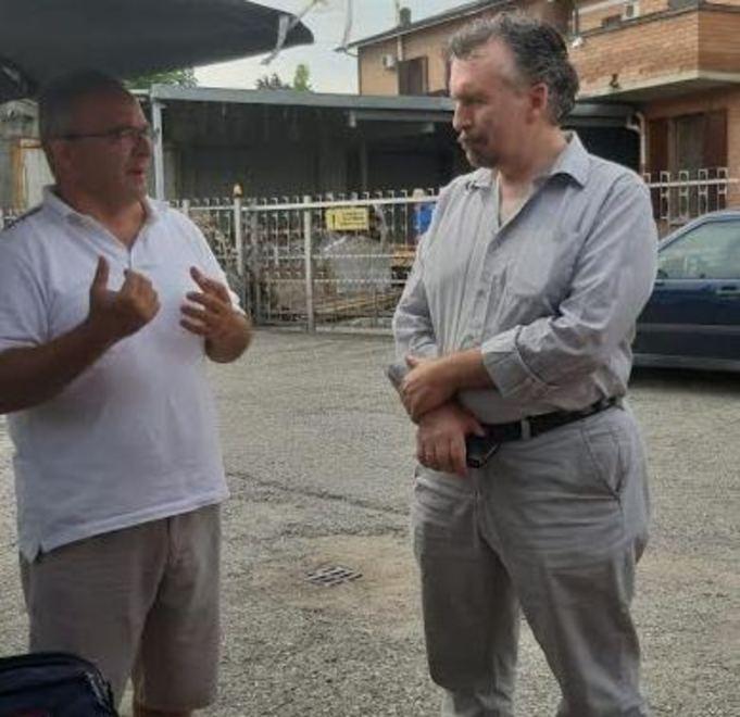 Sassi e Prodi sostengono i lavoratori Sare in presidio 