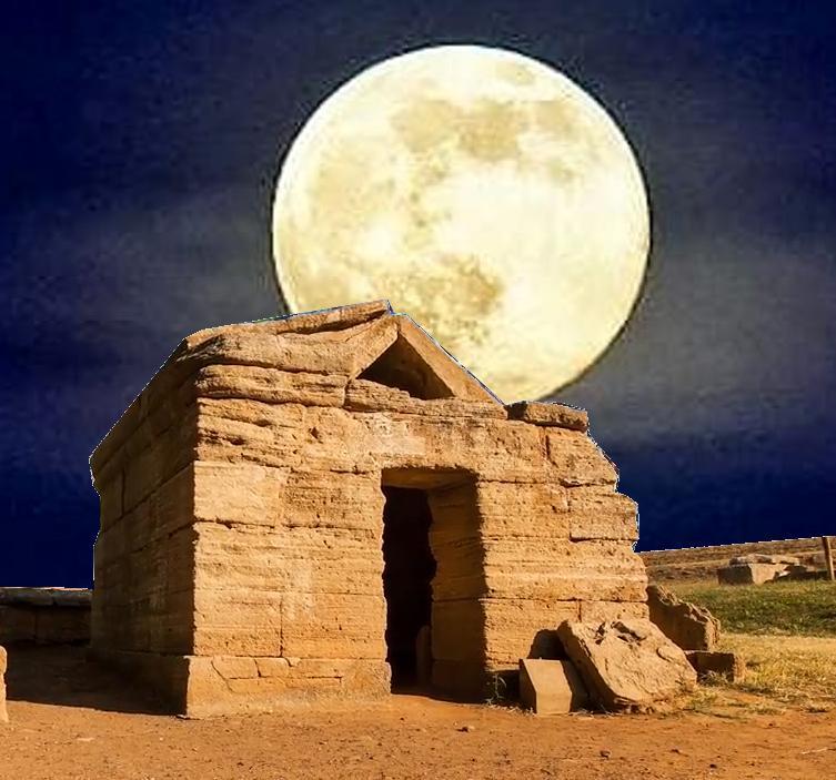 Omaggio al mezzo secolo della Luna Stasera visita speciale alla necropoli