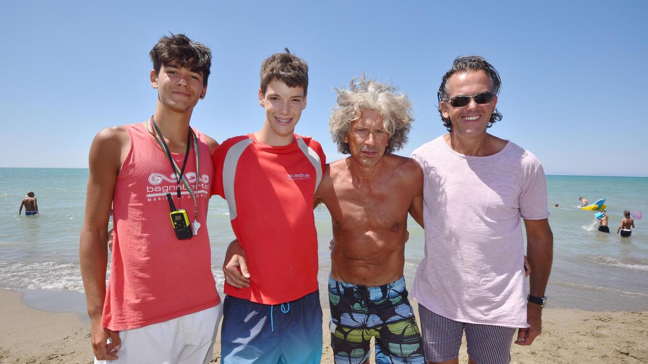 Da sinistra Lorenzo Leoneschi, Filippo Gambelli, Roberto Tosi e Marco Bertini (foto Agenzia Bf)