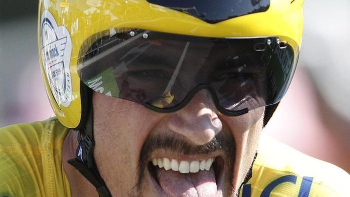 La maglia gialla fa miracoli Alaphilippe, crono perfetta