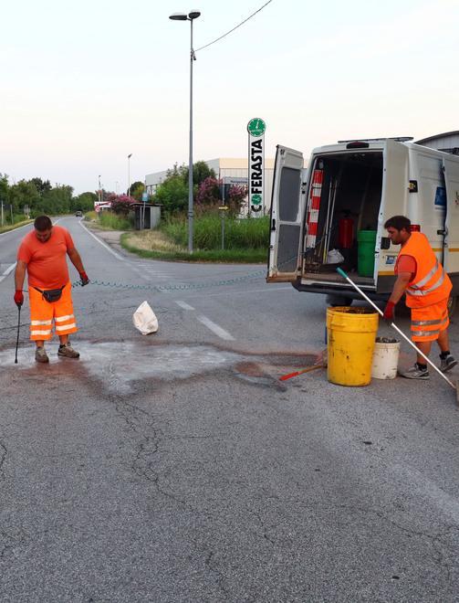 Schianto a San Martino Motociclista in ospedale 