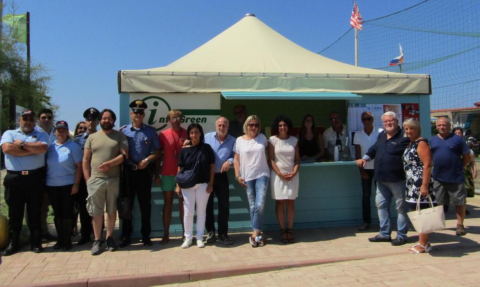 Ora alla “Green Beach” è in funzione anche un punto informazioni 