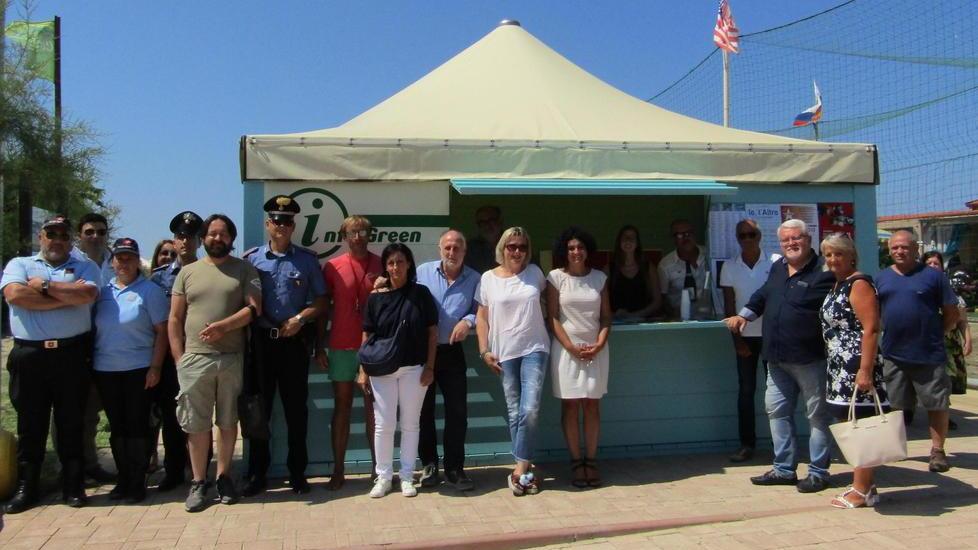 Ora alla “Green Beach” è in funzione anche un punto informazioni