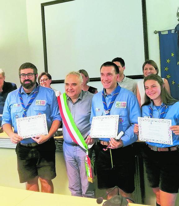 Tre scout ambasciatori di pace