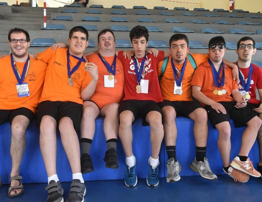 Tutti in piedi per lo Zenith: 31 medaglie a Roma per i ragazzi più Special 