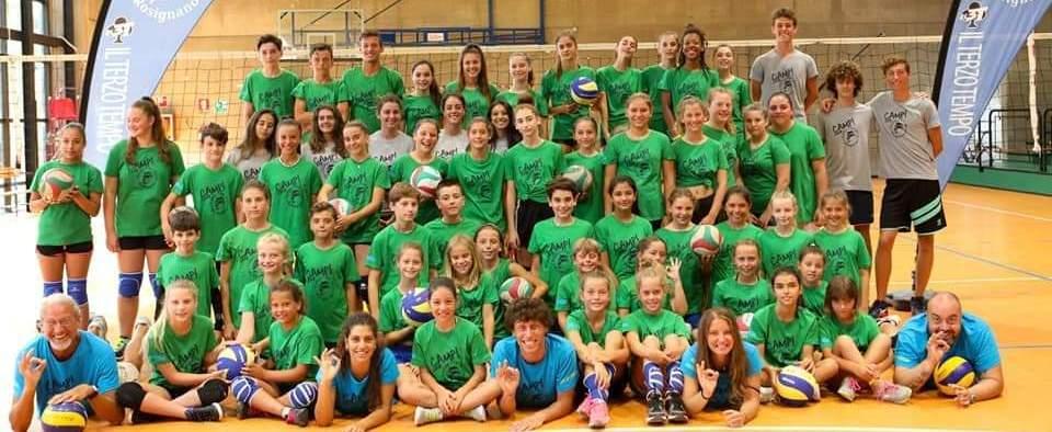 Successo del camp di pallavolo nella nuova cornice della Pinetina