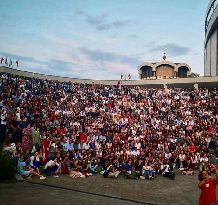 Un gruppo di ragazzi lucchesi al Meeting dei giovani europei 