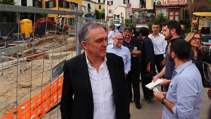 I sopralluoghi di Rossi fra piazza delle Carrozze, Apparizione e scavalco
