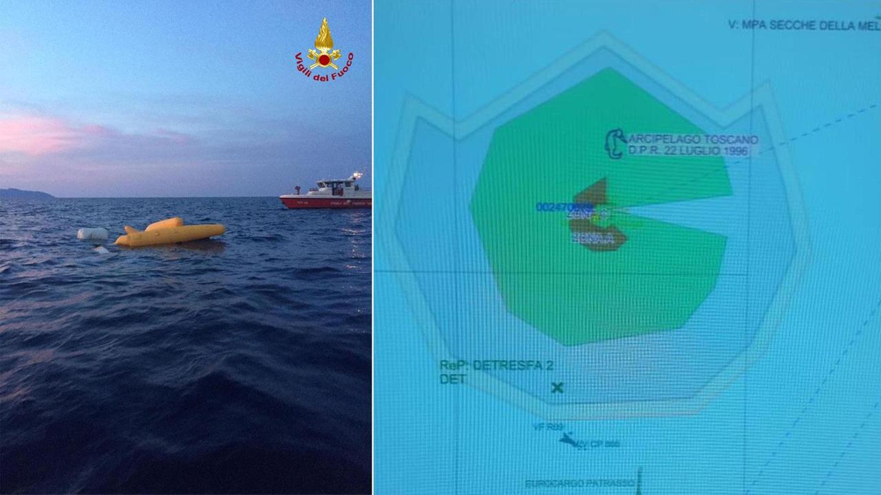 Precipita elicottero davanti alla Gorgona, una morta e un disperso in mare