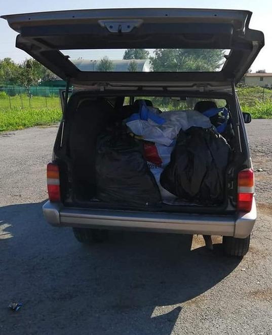 Eternit in strada Lo porta via il sindaco 