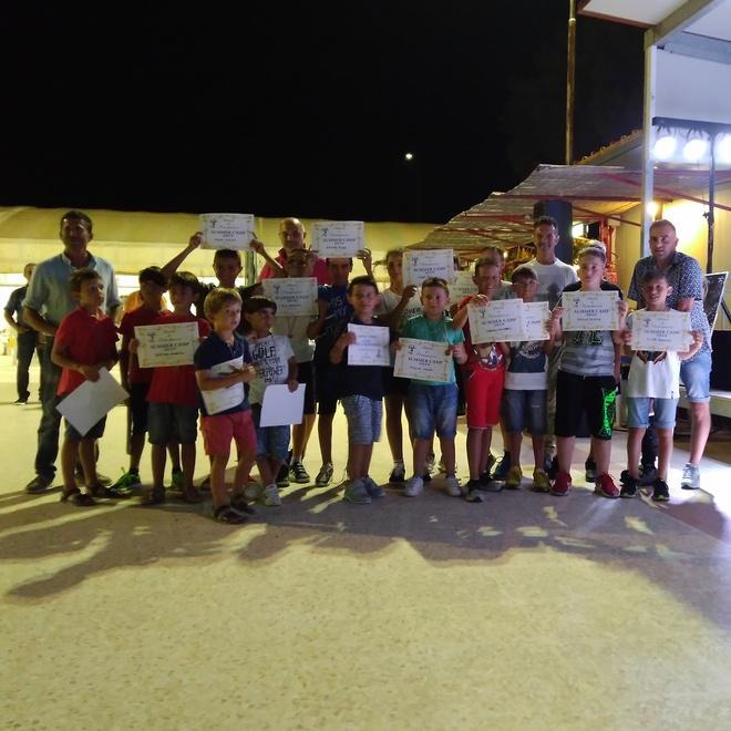 Una medaglia per i bimbi del Campus estivo 