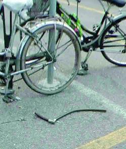 Raffica di furti in centro: spariscono le biciclette
