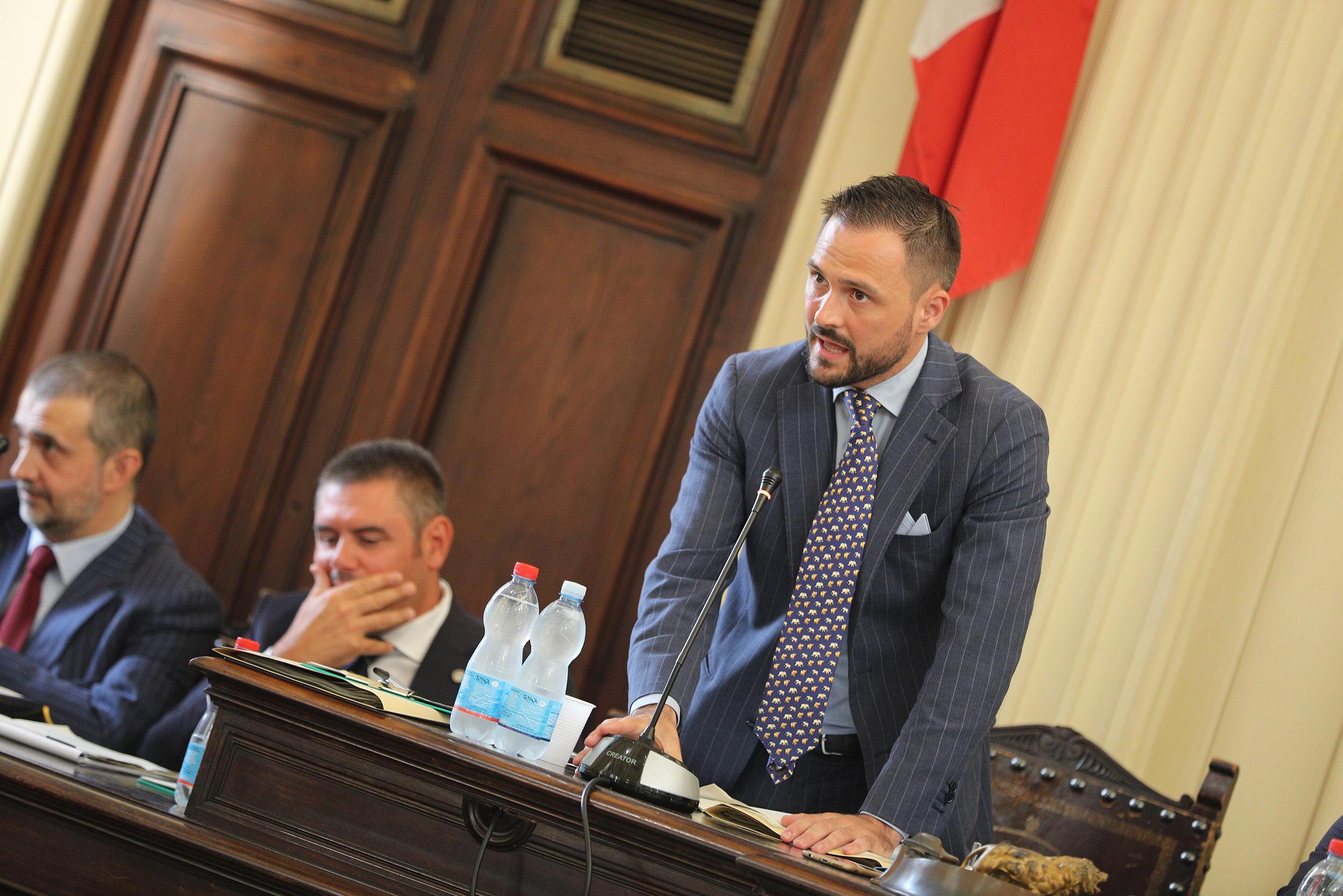 Il sindaco Luca Baroncini