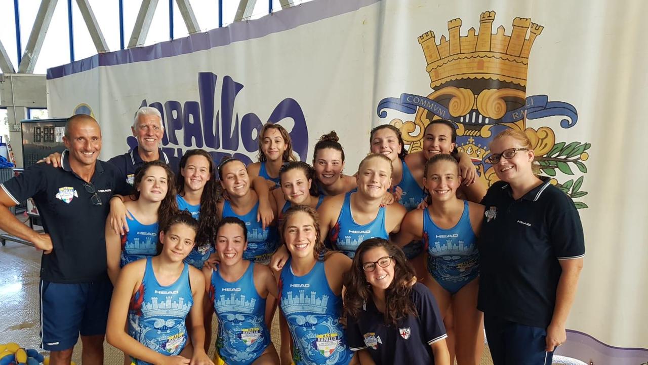 La formazione Under 17 del Rapallo Pallanuoto