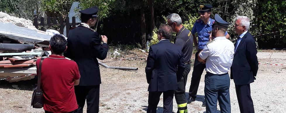 Sopralluogo tra le macerie del procuratore capo Ora via agli accertamenti 