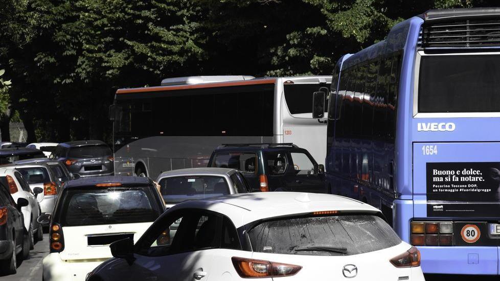 Caos dopo un tamponamento